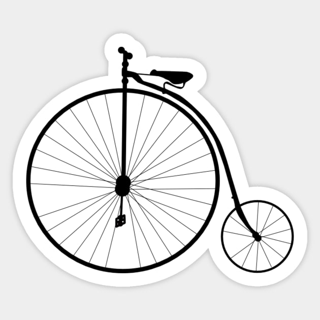 Penny Farthing Sticker by luckylucy